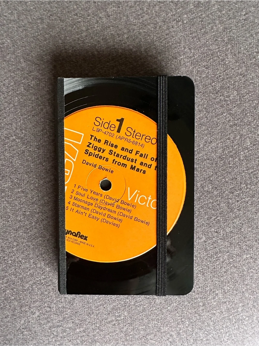 BRAND NEW⭐️David Bowie Vinyl Record Cover Notebook by Vinylux - Jeff Davis RISD